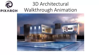 3d architectural walkthrough