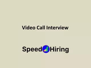 Video Call Interview