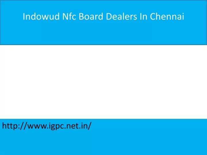 indowud nfc board dealers in chennai