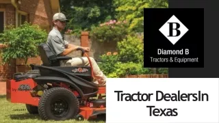 Mahindra Tractor Dealer In Texas - Diamond B Tractor & Equipment