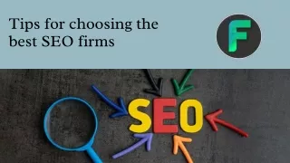 Tips for choosing the best SEO firms