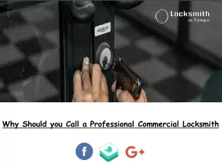 Why Should you Call a Professional Commercial Locksmith
