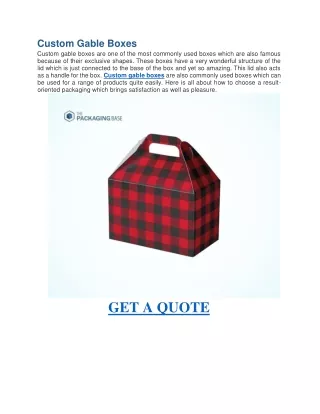 custom gable boxes custom gable boxes
