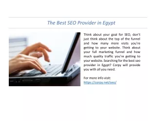 The Best SEO Provider in Egypt