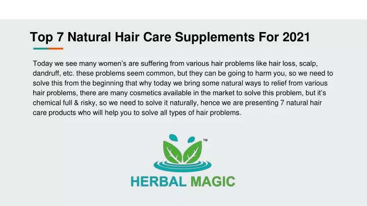 top 7 natural hair care supplements for 2021