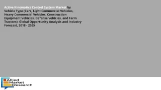 active kinematics control system market