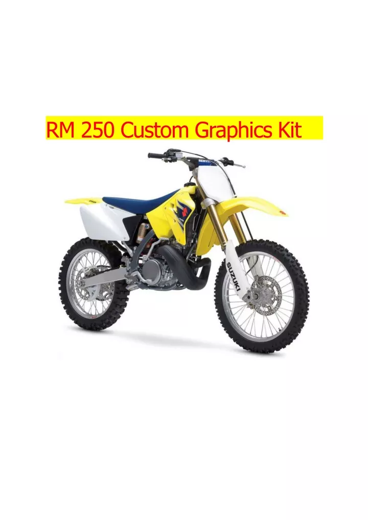 rm 250 custom graphics kit