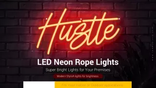 LED Neon Rope Lights