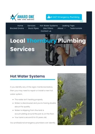 Plumber Thornbury