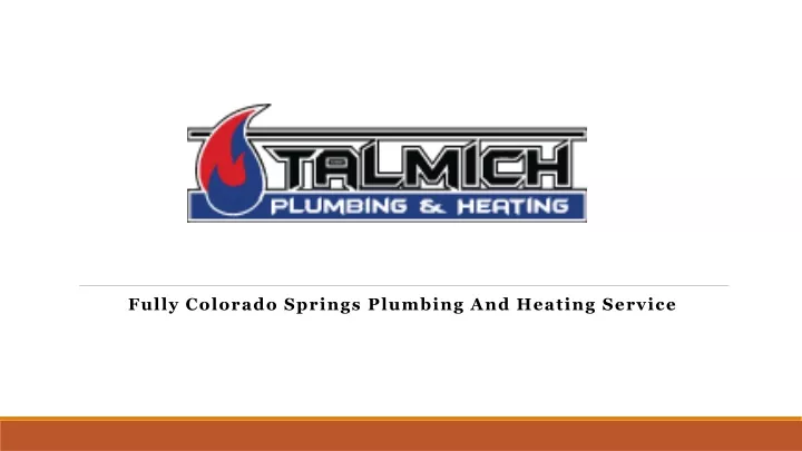 fully colorado springs plumbing and heating service