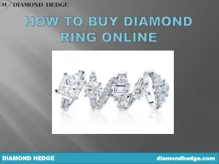 how to buy diamond ring online