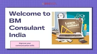 English Classes Online | BM Consultant India | Enhance your skills