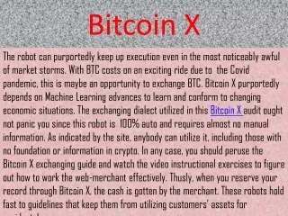 Do Bitcoin X  charge the merchants?