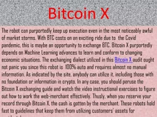 bitcoin x