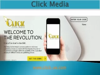 Click Media  Advertising Platform UAE