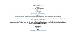 long island carpet cleaning contact address