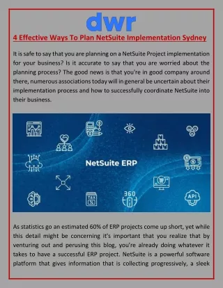 4 effective ways to plan netsuite implementation