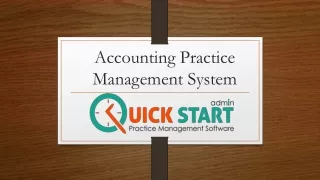 accounting practice management system