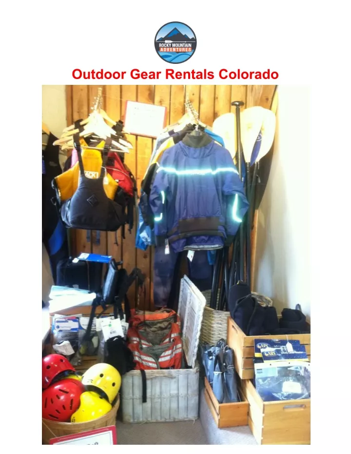 outdoor gear rentals colorado