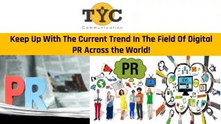 keep up with the current trend in the field