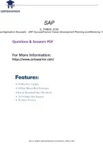 C_THR95_2105 Features of Certifications Exams Dumps 2021 - slide 1