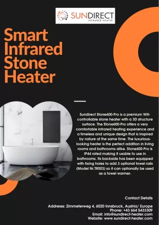 smart infrared stone heater