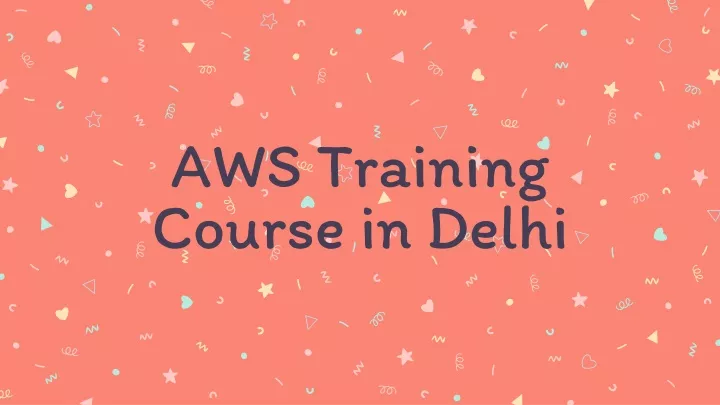 aws training course in delhi