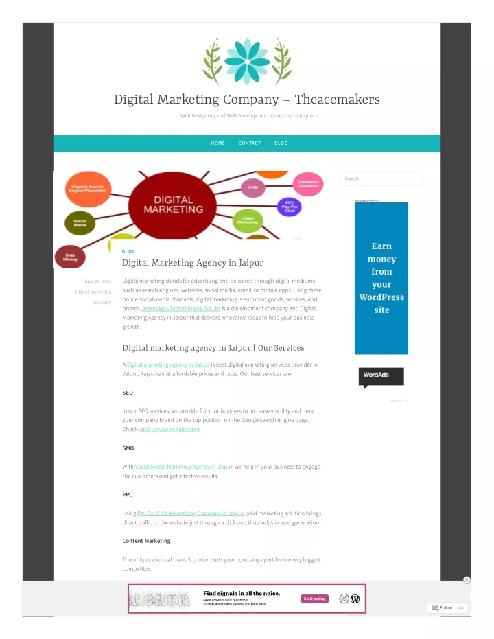digital marketing company theacemakers