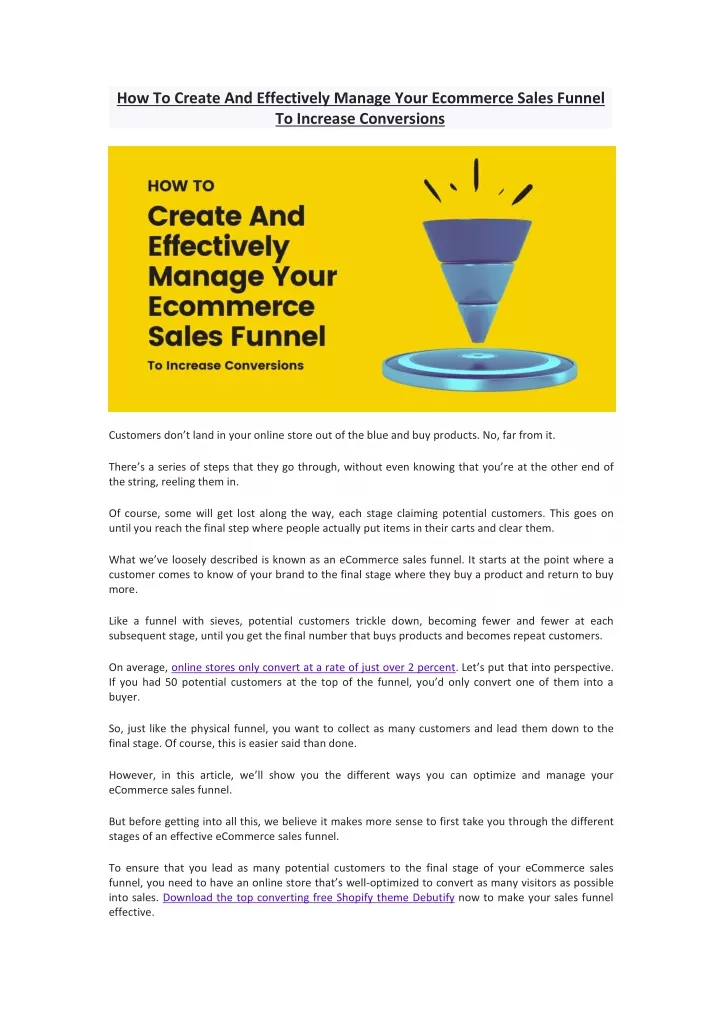 how to create and effectively manage your