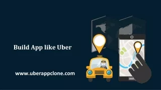 Build App like Uber