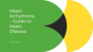 Heart Arrhythmia – Guide to Heart Disease