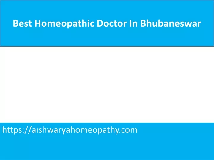 best homeopathic doctor in bhubaneswar