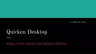 quicken desktop