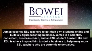 james coaches esl teachers to get their