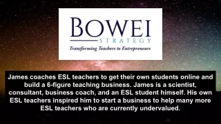james coaches esl teachers to get their