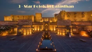 3 - Star Hotels in Rajasthan