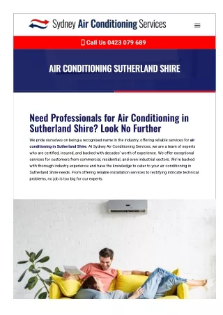 Air Conditioning Sutherland Shire