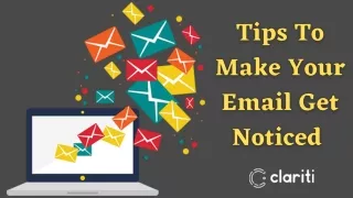 Tips to make your email get noticed