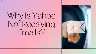 why is yahoo not receiving emails