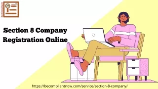 Section 8 Company Registration Online for Non Profit organization