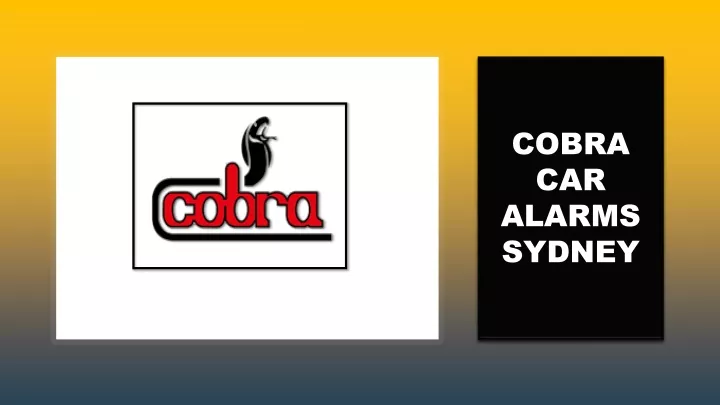 cobra car alarms sydney