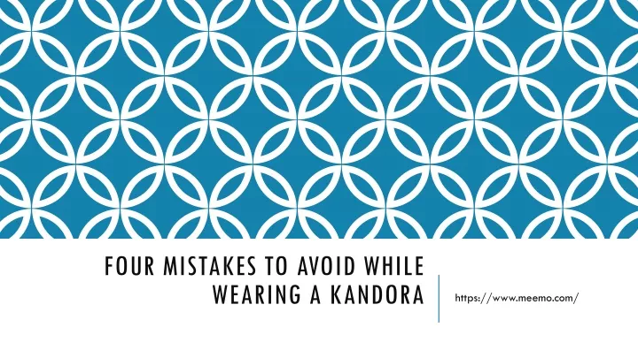 four mistakes to avoid while wearing a kandora