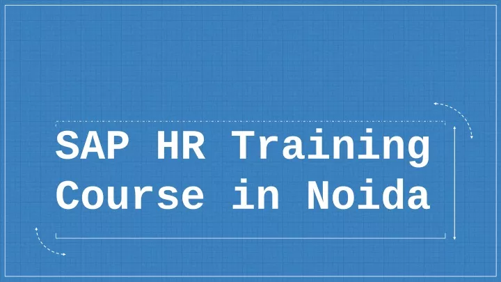 sap hr training course in noida