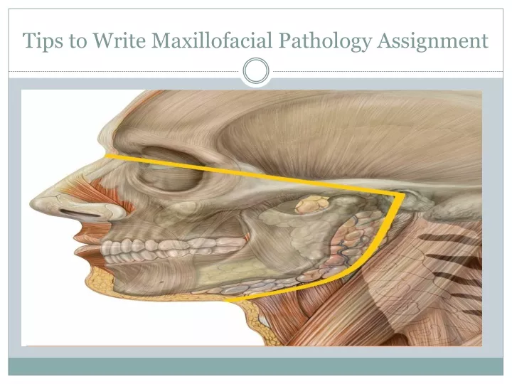 tips to write maxillofacial pathology assignment