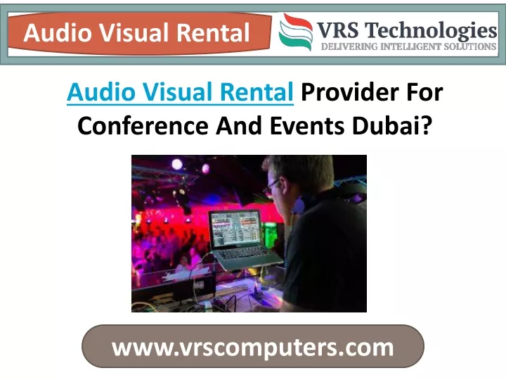 audio visual rental