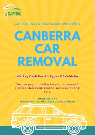 Capital Auto Recyclers | Canberra Car Removal
