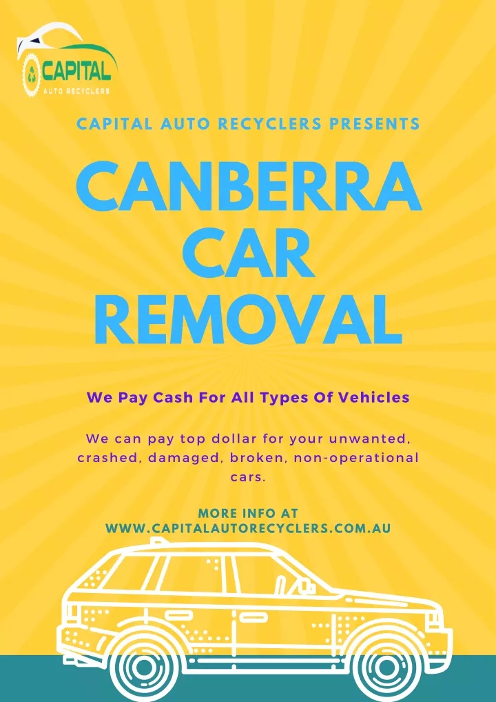 capital auto recyclers presents canberra