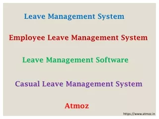 leave management system