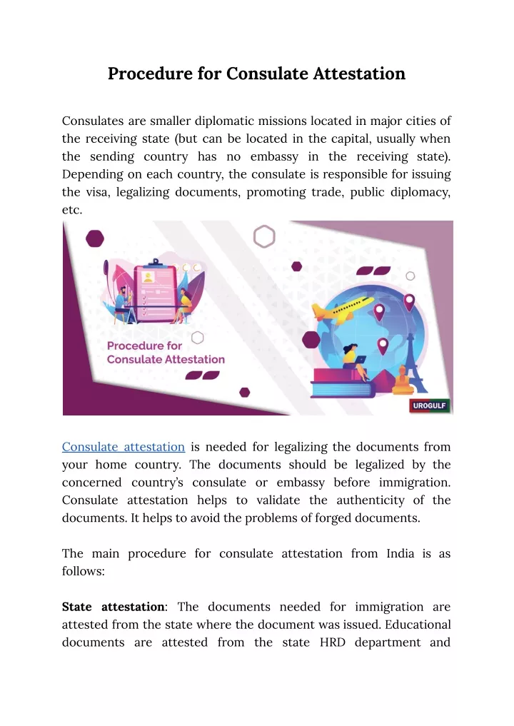 procedure for consulate attestation