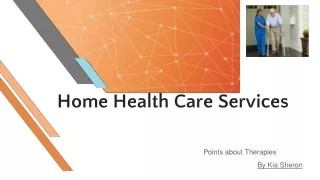 Medical Home health care